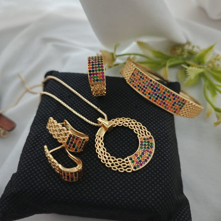 Zircone jewellery set