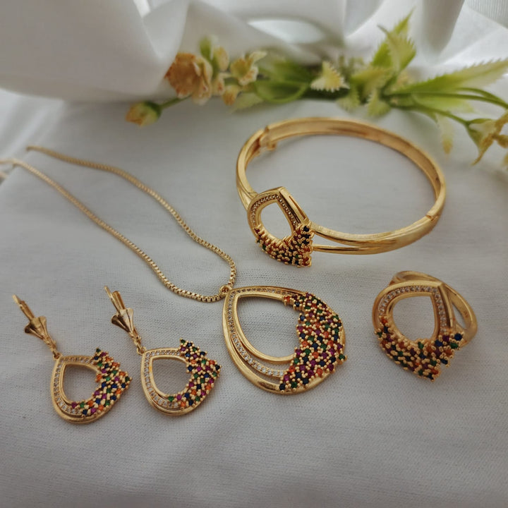Zircone jewellery set