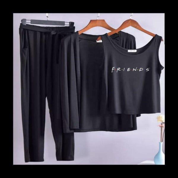 Three piece night wear