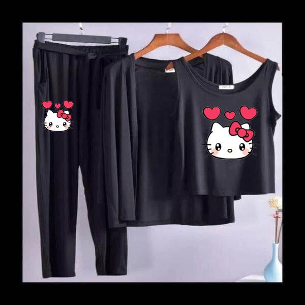 Three piece night wear