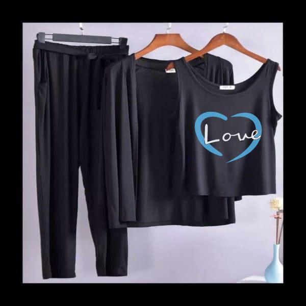 Three piece night wear